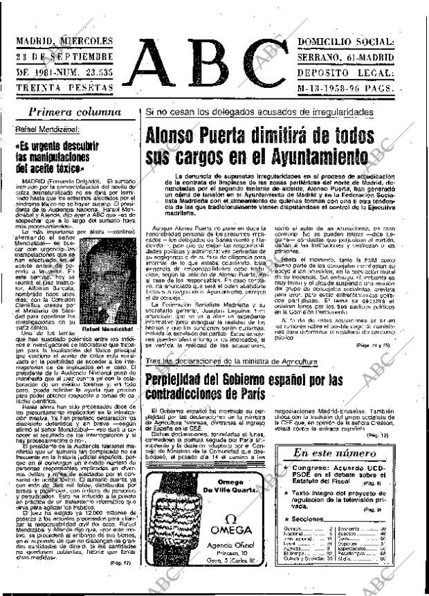 ABC MADRID 23-09-1981 página 9