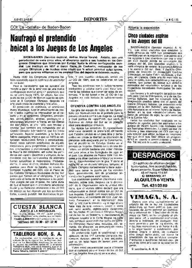 ABC MADRID 24-09-1981 página 67