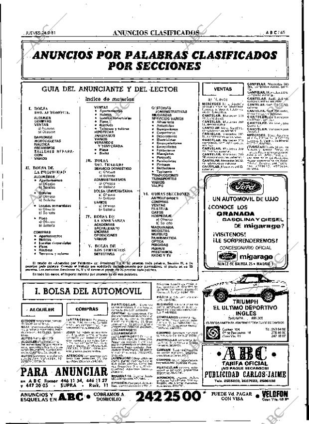 ABC MADRID 24-09-1981 página 77