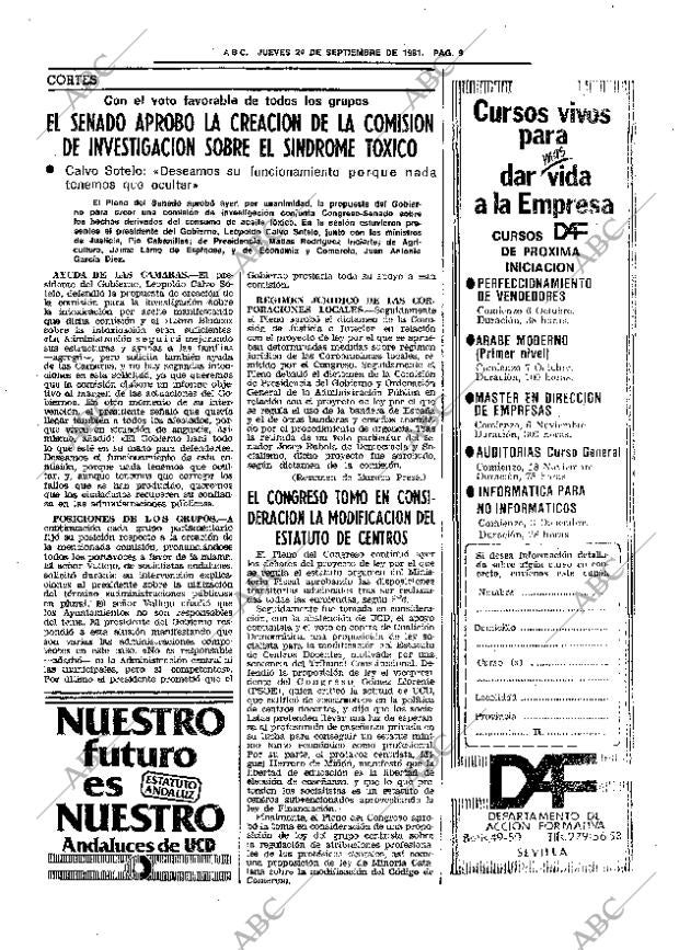 ABC SEVILLA 24-09-1981 página 19