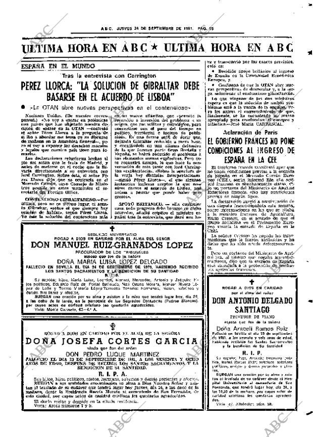 ABC SEVILLA 24-09-1981 página 65