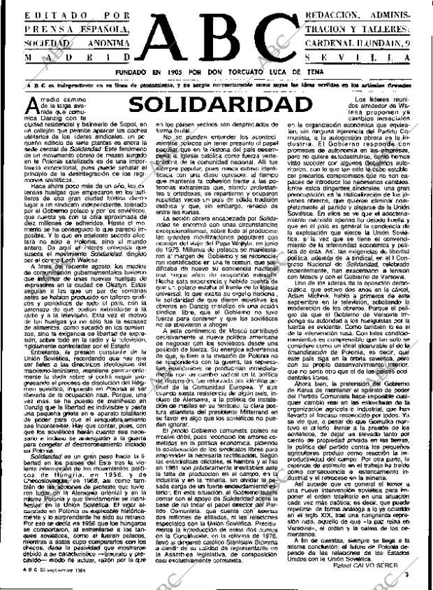 ABC SEVILLA 25-09-1981 página 3