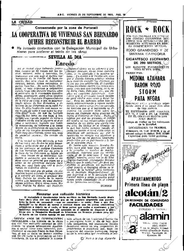 ABC SEVILLA 25-09-1981 página 31