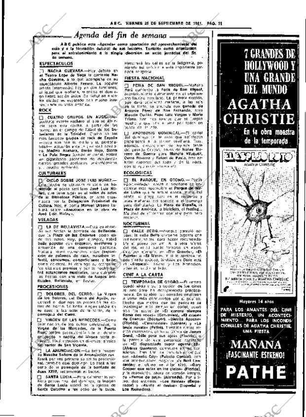 ABC SEVILLA 25-09-1981 página 43