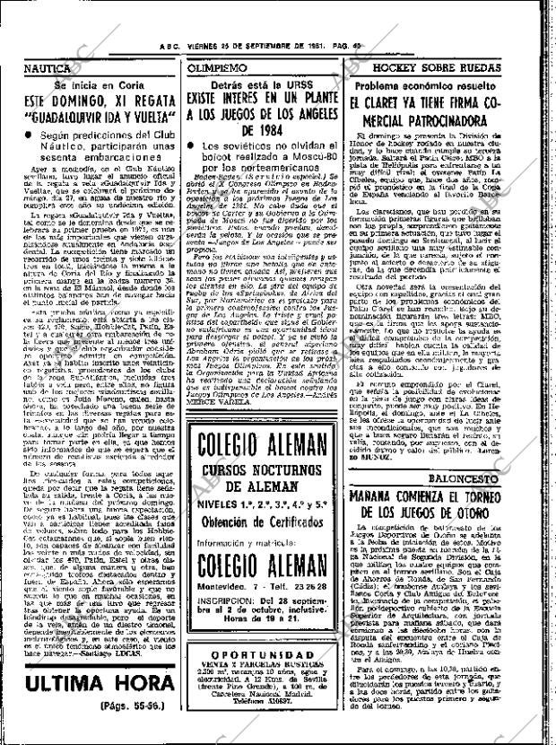 ABC SEVILLA 25-09-1981 página 52