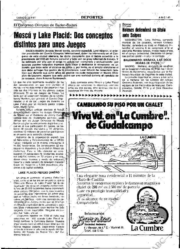 ABC MADRID 26-09-1981 página 69