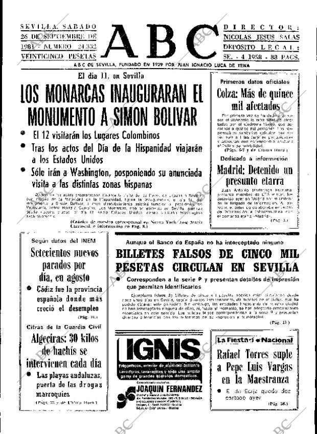 ABC SEVILLA 26-09-1981 página 17