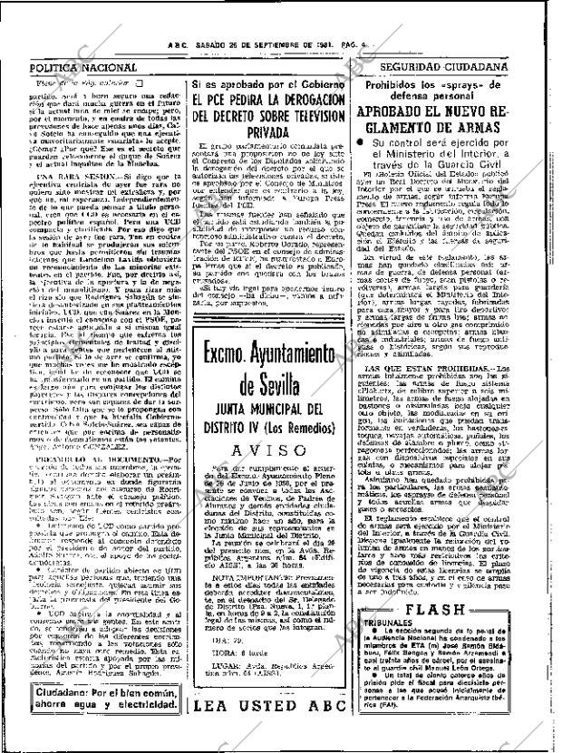 ABC SEVILLA 26-09-1981 página 20