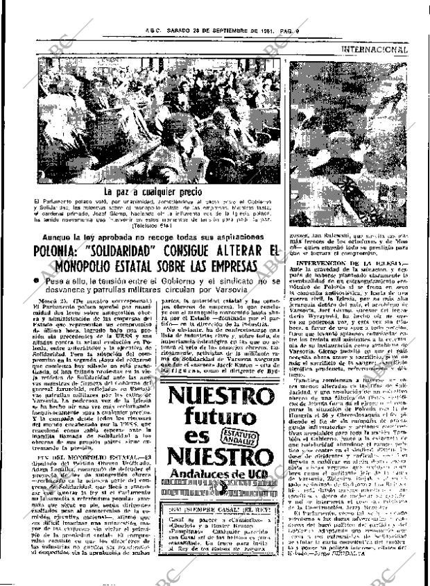 ABC SEVILLA 26-09-1981 página 25