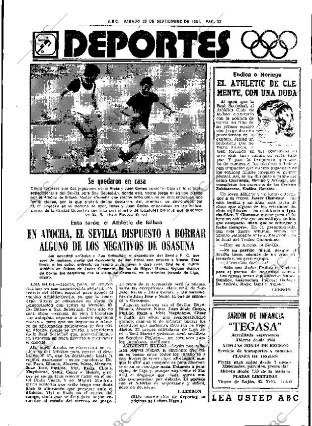 ABC SEVILLA 26-09-1981 página 53