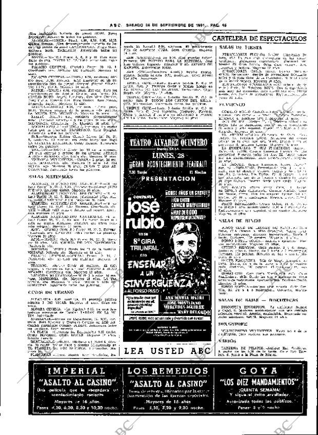 ABC SEVILLA 26-09-1981 página 61