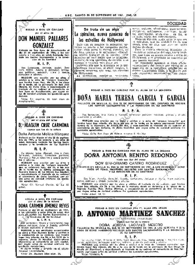 ABC SEVILLA 26-09-1981 página 71