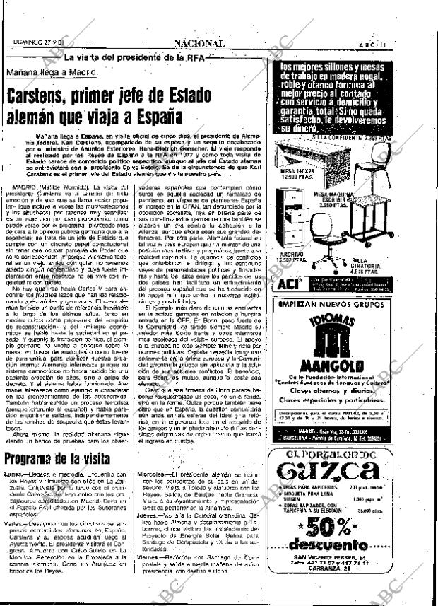 ABC MADRID 27-09-1981 página 27