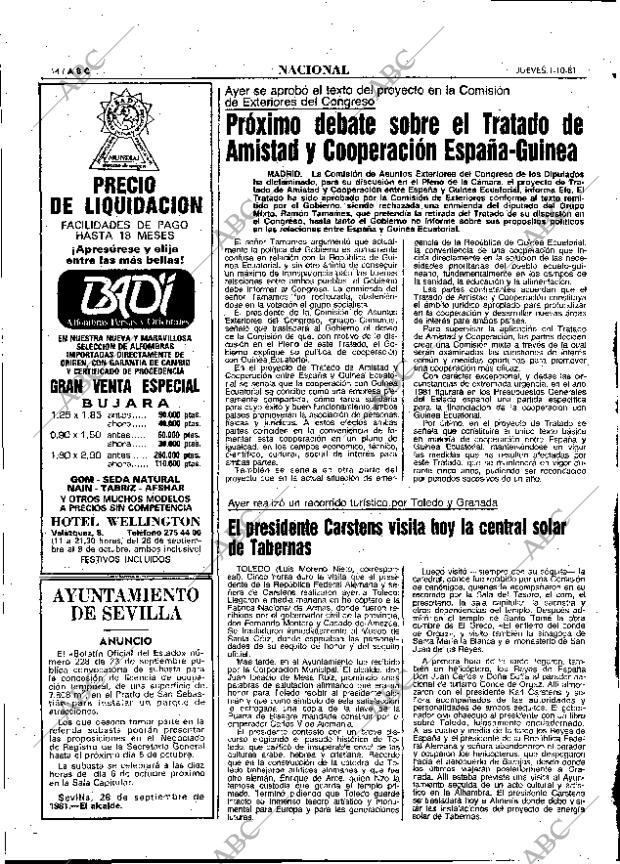 ABC MADRID 01-10-1981 página 22