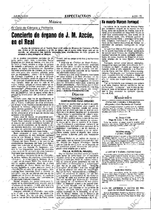 ABC MADRID 01-10-1981 página 63