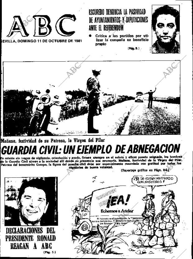 ABC SEVILLA 11-10-1981 página 1