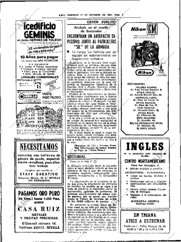 ABC SEVILLA 11-10-1981 página 20