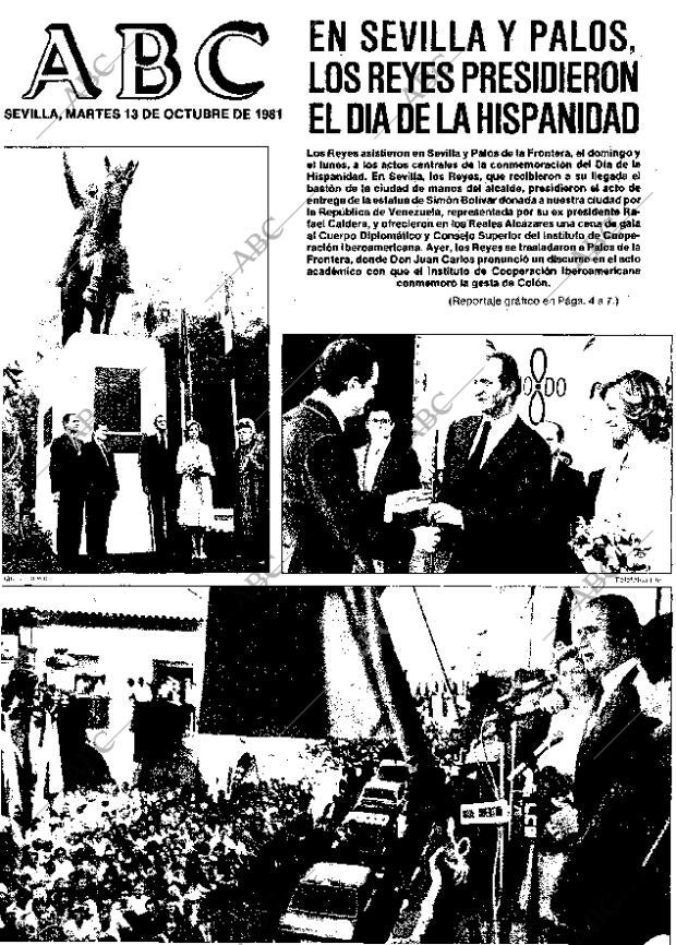 ABC SEVILLA 13-10-1981 página 1