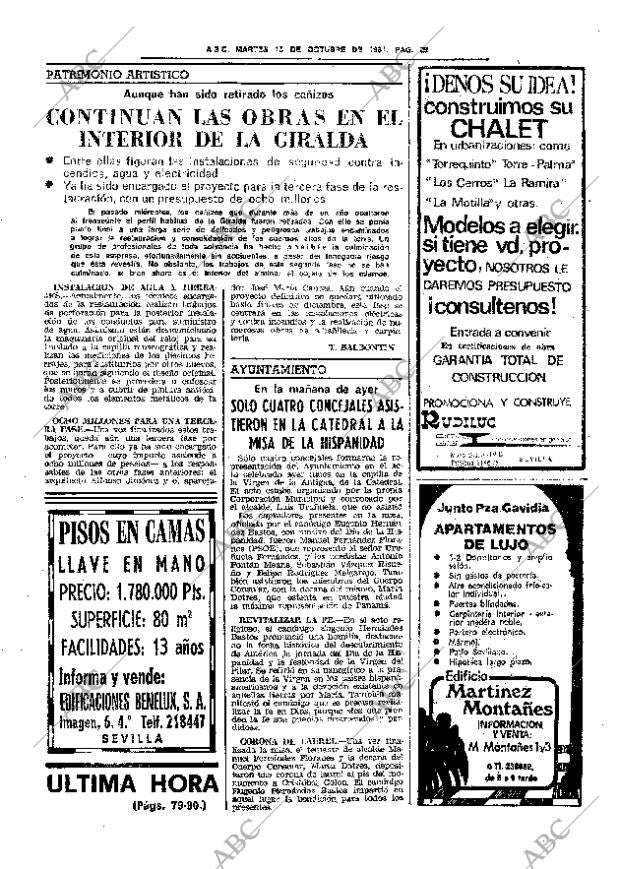 ABC SEVILLA 13-10-1981 página 45