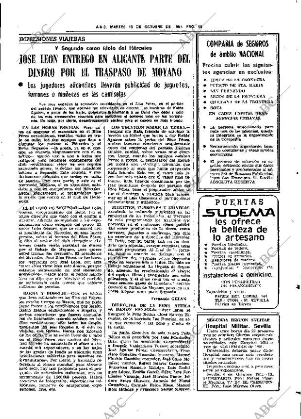 ABC SEVILLA 13-10-1981 página 69