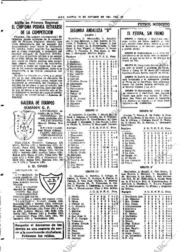 ABC SEVILLA 13-10-1981 página 74