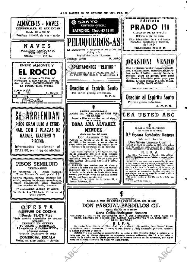 ABC SEVILLA 13-10-1981 página 91