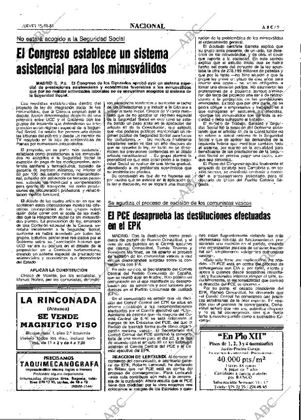 ABC MADRID 15-10-1981 página 17