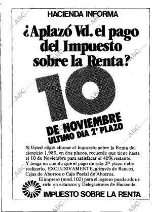 ABC MADRID 15-10-1981 página 90