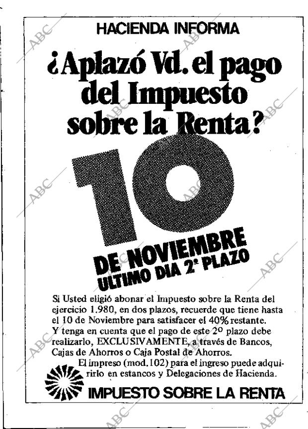 ABC MADRID 15-10-1981 página 90