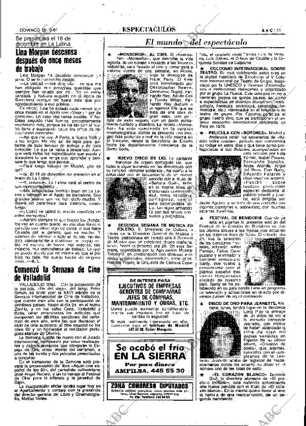 ABC MADRID 18-10-1981 página 77