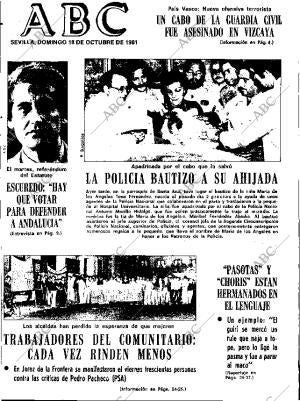 ABC SEVILLA 18-10-1981 página 1