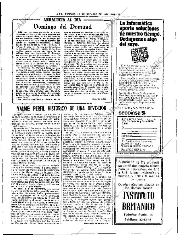 ABC SEVILLA 18-10-1981 página 37