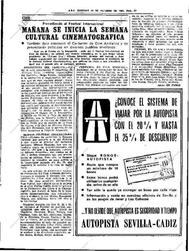 ABC SEVILLA 18-10-1981 página 63
