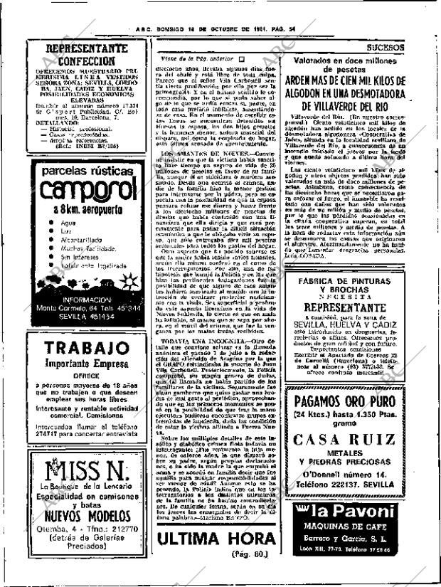 ABC SEVILLA 18-10-1981 página 70