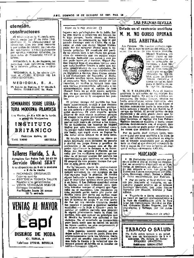 ABC SEVILLA 18-10-1981 página 74