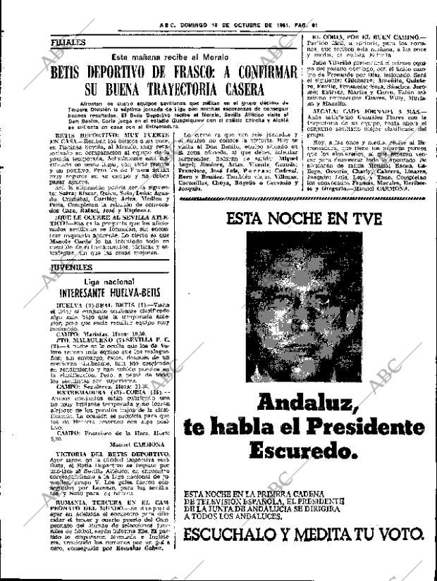 ABC SEVILLA 18-10-1981 página 77