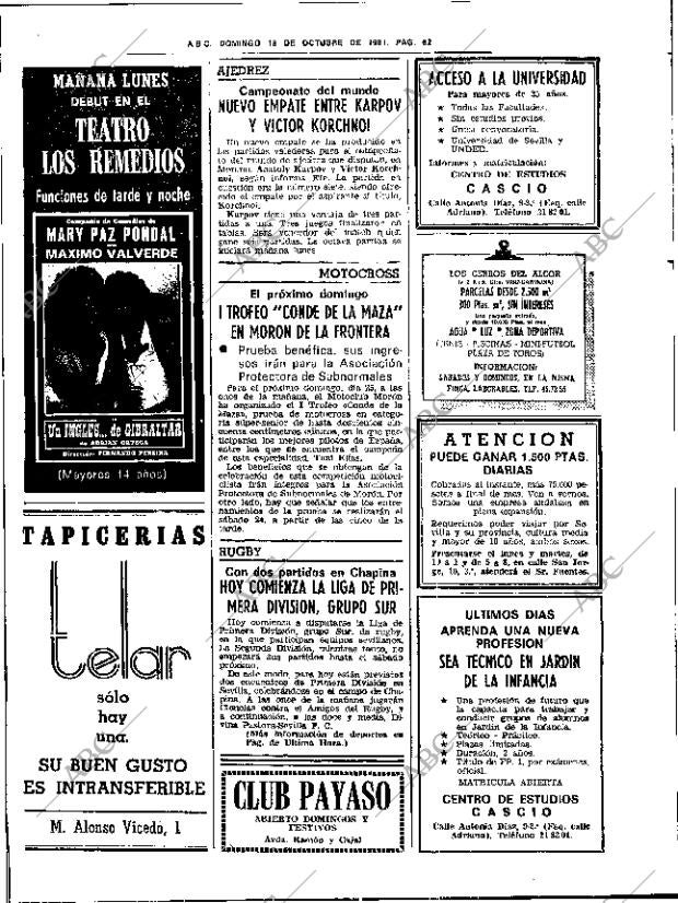 ABC SEVILLA 18-10-1981 página 78