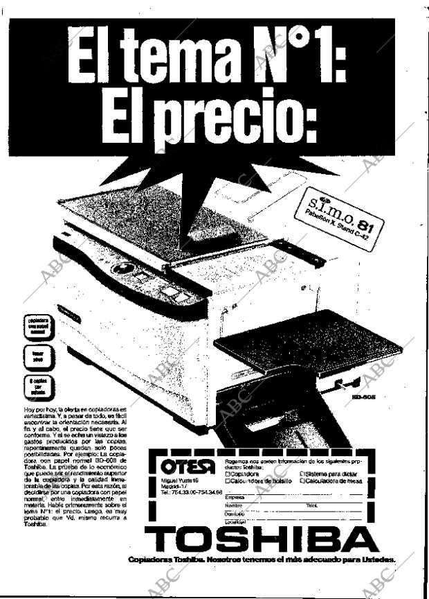 ABC MADRID 20-10-1981 página 119