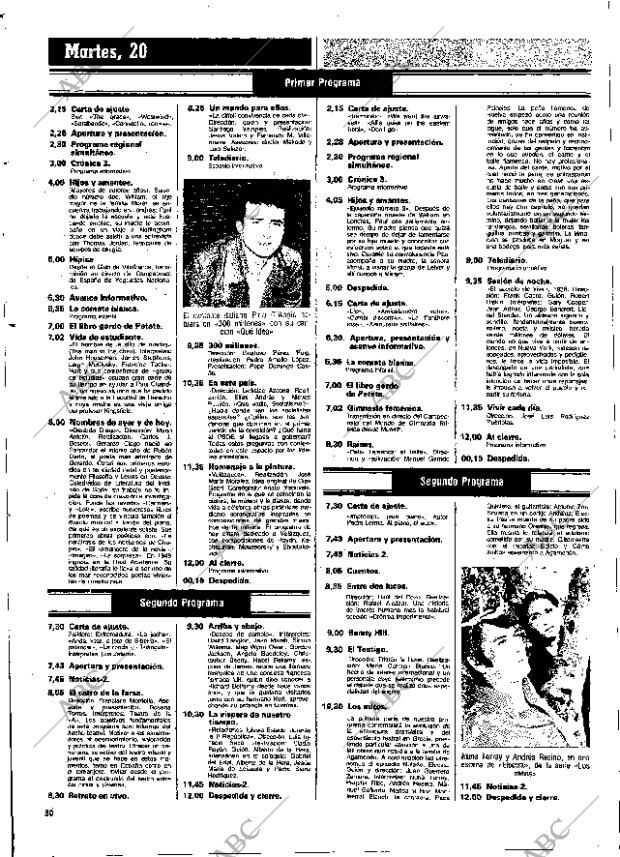 ABC MADRID 20-10-1981 página 126