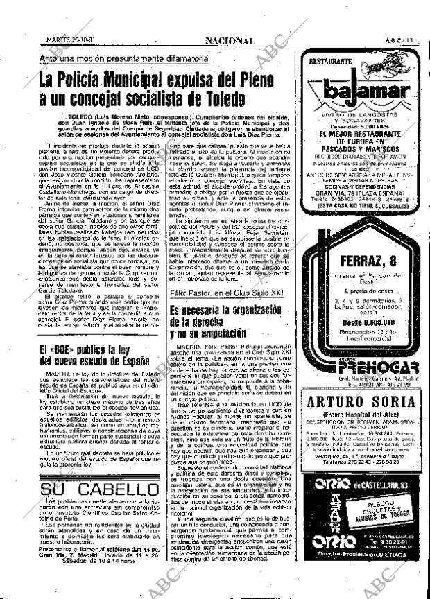 ABC MADRID 20-10-1981 página 29