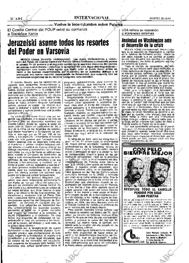 ABC MADRID 20-10-1981 página 36