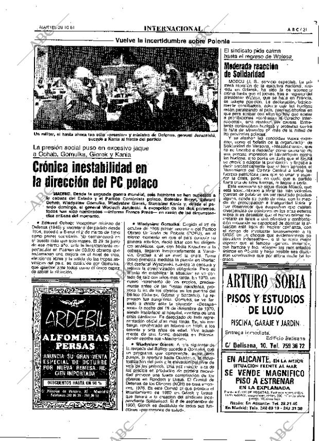 ABC MADRID 20-10-1981 página 37