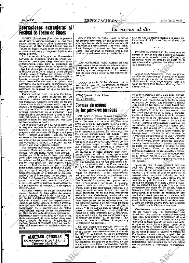 ABC MADRID 20-10-1981 página 86