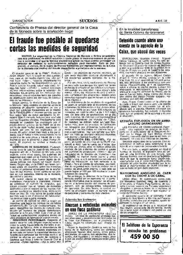 ABC MADRID 24-10-1981 página 45