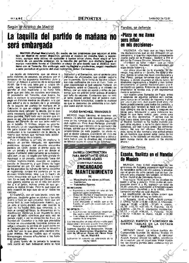 ABC MADRID 24-10-1981 página 68