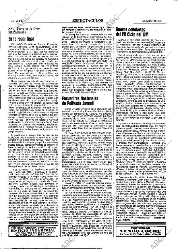 ABC MADRID 24-10-1981 página 72