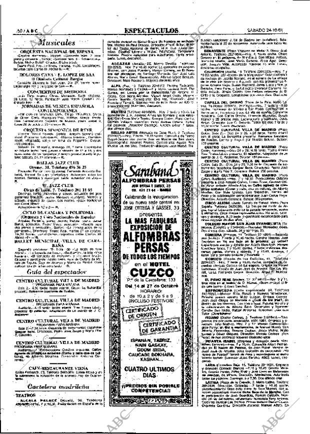 ABC MADRID 24-10-1981 página 74