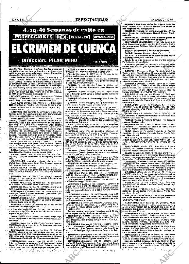 ABC MADRID 24-10-1981 página 76
