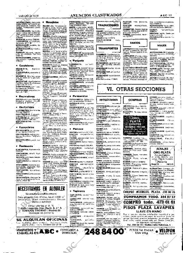 ABC MADRID 24-10-1981 página 87