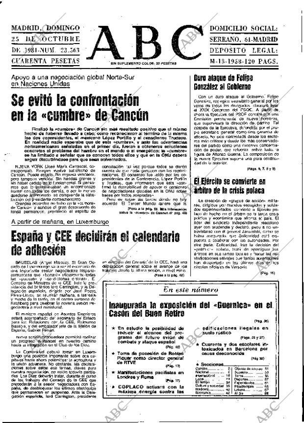 ABC MADRID 25-10-1981 página 17